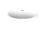 ROUND SEMI INSET BASIN OZERA GLOSS/MATTE WHITE TOPSOZE5037W ADP