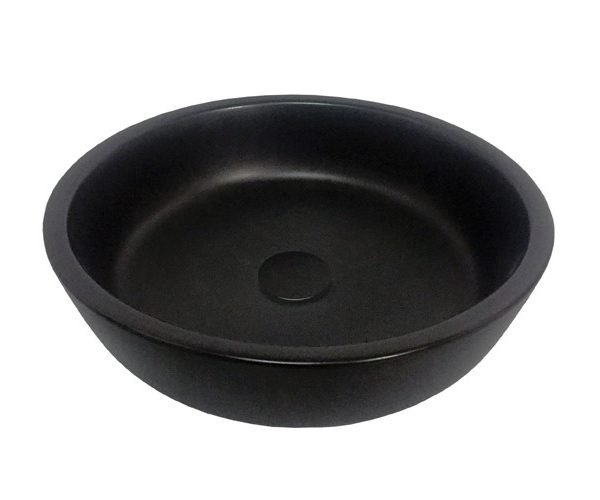 ROUND ABOVE COUNTER BASIN RESORT MATTE BLACK TOPCRESBK ADP