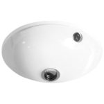 ROUND UNDER-COUNTER BASIN ROUND GLOSS WHITE BT016 ADP