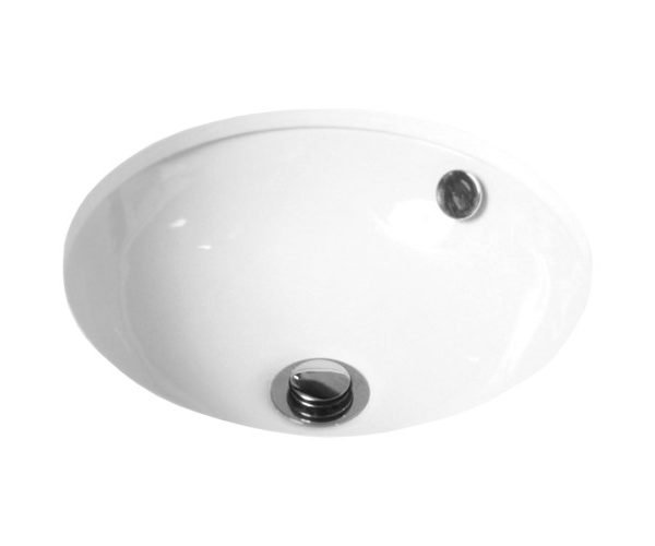 ROUND UNDER-COUNTER BASIN ROUND GLOSS WHITE BT016 ADP