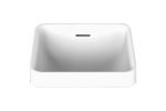 SQUARE SEMI INSET BASIN SAVA GLOSS/MATTE WHITE TOPSSAV3232W ADP