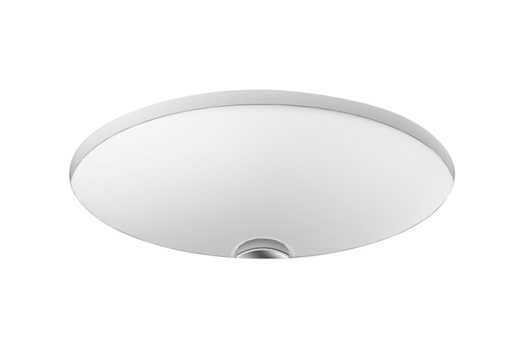 OVAL UNDER-COUNTER BASIN SINCERITY GLOSS/MATTE WHITE TOPTSIN5037 ADP