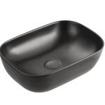 RECTANGULAR ABOVE COUNTER BASIN STADIUM MATTE BLACK TOPCSTA4632MB ADP