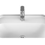 RECTANGULAR UNDER-COUNTER BASIN STRENGTH GLOSS/MATTE WHITE TOPTSTR5543 ADP