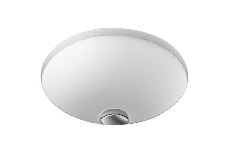 OVAL UNDER-COUNTER BASIN UNITY GLOSS/MATTE WHITE TOPTUNI400 ADP