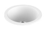 ROUND INSET BASIN UNITY GLOSS/MATTE WHITE TOPTUNI400 ADP