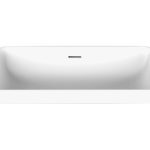 RECTANGULAR SEMI INSET BASIN ZEYA GLOSS/MATTE WHITE TOPSZEY5832W ADP