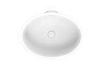 ROUND SEMI INSET BASIN OZERA GLOSS/MATTE WHITE TOPSOZE5037W ADP