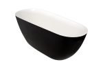 FREE STANDING BATHTUB DAYDREAM 1700 DAYDBATH1700B GLOSS BLACK & WHITE ADP