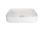 RECTANGULAR ABOVE COUNTER BASIN CINO GLOSS WHITE TOPCCINWH ADP