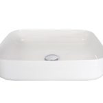 RECTANGULAR ABOVE COUNTER BASIN CINO GLOSS WHITE TOPCCINWH ADP