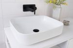 RECTANGULAR ABOVE COUNTER BASIN CINO GLOSS WHITE TOPCCINWH ADP