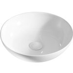 ROUND ABOVE COUNTER BASIN CIRCUIT GLOSS WHITE TOPCCIR400GW ADP