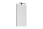RECTANGULAR FRAMED MIRROR DAYLIGHT MIRROR 450 MATTE BLACK/CHROME DLM4580 ADP