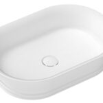 ADP TOPCTITWH TITAN OVAL ABOVE COUNTER BASIN GLOSS WHITE