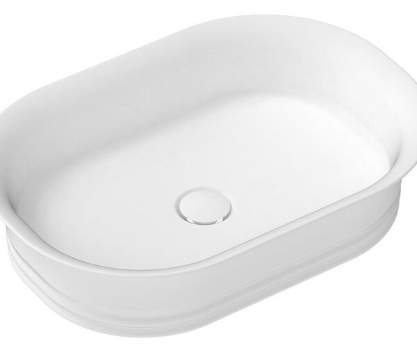 ADP TOPCTITWH TITAN OVAL ABOVE COUNTER BASIN GLOSS WHITE