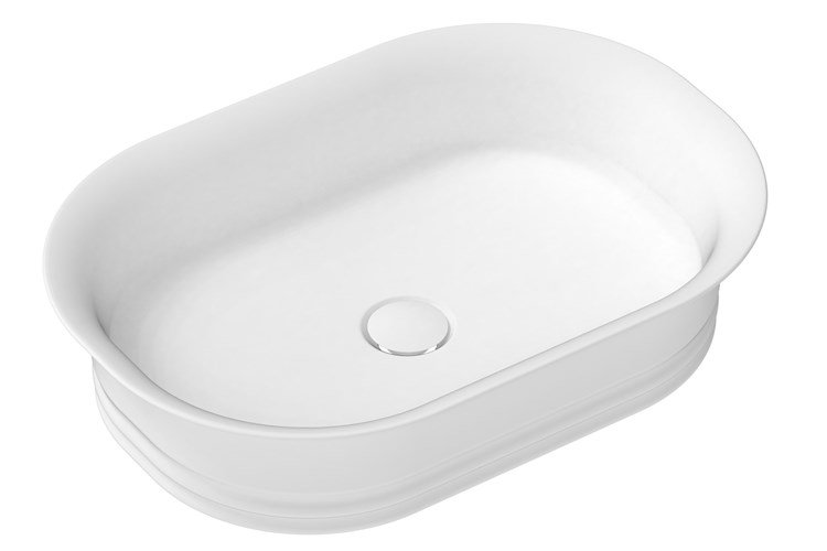 ADP TOPCTITWH TITAN OVAL ABOVE COUNTER BASIN GLOSS WHITE