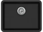 INSPIRE M-KB5846S VIVA GRANITE QUARTZ STONE SINGLE BOWL SINK 585x460x210MM BLACK