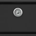 INSPIRE M-KB5846S VIVA GRANITE QUARTZ STONE SINGLE BOWL SINK 585x460x210MM BLACK
