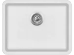 INSPIRE M-KB4246S-W VIVA GRANITE QUARTZ STONE SINGLE BOWL SINK 585x460x210MM WHITE