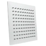 INSPIRE TSSH10 TARAN SQUARE STAINLESS STEEL SHOWER HEAD 250MM CHROME AND COLOURED