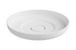 ROUND ABOVE COUNTER BASIN FLUME MATTE WHITE TOPPFLU400WM0 ADP