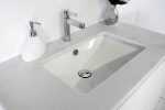 RECTANGULAR UNDER-COUNTER BASIN SCOOP GLOSS WHITE BT431 ADP