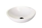 ROUND ABOVE COUNTER BASIN KARMA GLOSS/MATTE WHITE TOPTKAR412 ADP