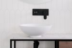 ROUND ABOVE COUNTER BASIN KARMA GLOSS/MATTE WHITE TOPTKAR412 ADP