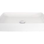RECTANGULAR ABOVE COUNTER BASIN LINO GLOSS WHITE TOPCLINWH ADP
