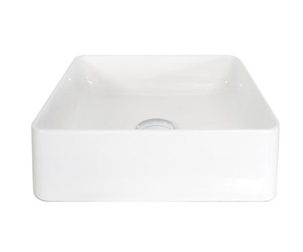 SQUARE ABOVE COUNTER BASIN MALO GLOSS WHITE TOPCMALWH ADP