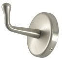 HEAVY DUTY ROBE HOOK - CONCEALED FIX SATIN STAINLESS STEEL METLAM ML216S