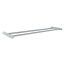 LAWSON SERIES770MM DOUBLE TOWEL BAR - ROUND MOUNTING POLISHED STAINLESS STEEL METLAM ML6018PSS