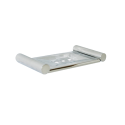 LAWSON SERIES SOAP DISH - ROUND MOUNTING POLISHED STAINLESS STEEL METLAM ML6022PSS