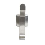 HAT AND COAT HOOK - CONCEALED FIX SATIN STAINLESS STEEL METLAM ML214S