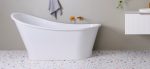 FREE STANDING BATHTUB PLACIDO 1600 PLACBATH1590G GLOSS WHITE ADP