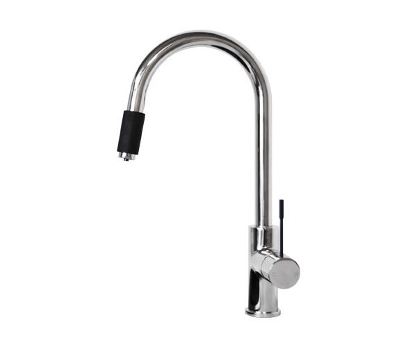 ROUND KITCHEN/LAUNDRY SINK MIXER INDI JTAPKINRCPBK ADP