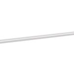 DOUBLE TOWEL RAIL 900MM MANHATTAN CHROME & GLOSS WHITE JACCNYMANDT9WH