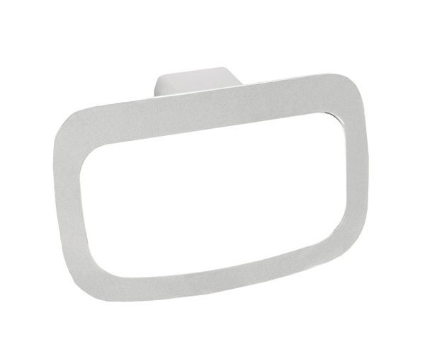 HAND TOWEL RING MANHATTAN CHROME & GLOSS WHITE JACCNYMANTRWH ADP