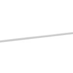 SINGLE TOWEL RAIL 900MM MANHATTAN CHROME & GLOSS WHITE JACCNYMANST9WH ADP