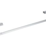 SINGLE TOWEL RAIL 900MM TIMES SQUARE CHROME JACCNYTIMST9CP ADP