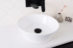 ROUND ABOVE COUNTER BASIN SPACE GLOSS WHITE TOPCSPAWH ADP