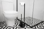 FREE STANDING TOILET CADDY STATEN MATTE BLACK JACCNYSTABRBK ADP