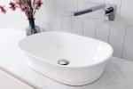 OVAL ABOVE COUNTER BASIN TITAN GLOSS HWITE TOPCTITWH ADP