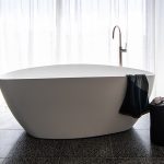 FREE STANDING BATHTUB TRANQUIL PLUS 1700 TRANPBATH1700 GLOSS/MATTE WHITE ADP