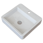 ABEY 123373 POCO WALL HUNG BASIN GARETH ASHTON WHITE