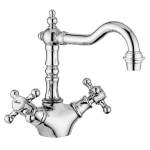 ABEY 2010C PROVINCIAL TWIN HANDLE BASIN MIXER CHROME