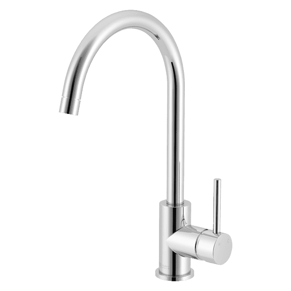 ABEY 3K4 LUCIA GOOSENECK SIDELEVER MIXER GARETH ASHTON CHROME AND COLOURED