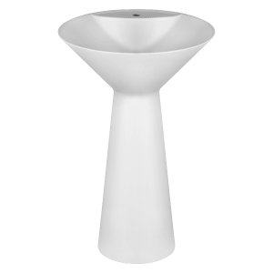 ABEY 45907 CONO FREESTANDING BASIN WALL DRAINAGE WITH TAP HOLE GESSI WHITE