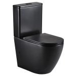 FIENZA K002MB KOKO BACK TO WALL TOILET SUITE MATTE BLACK